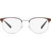 imageCoach Mens Hc5157 Rectangular Prescription Eyewear FramesShiny SilverDark TortoiseDemo Lens