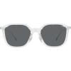 imageCoach Mens Hc8355 Square SunglassesClearGray Solid Polarized