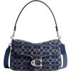 imageCoach Soft Tabby Shoulder Bag in Signature Denim LHDeep Blue Multi