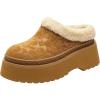 imageCoach Womens Cecelia Shearling ClogTobacco