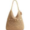 imageCoach Womens Straw Brooklyn Shoulder Bag 39B4Natural