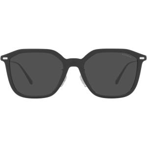 imageCoach Mens Hc8355 Square SunglassesBlackDark Grey