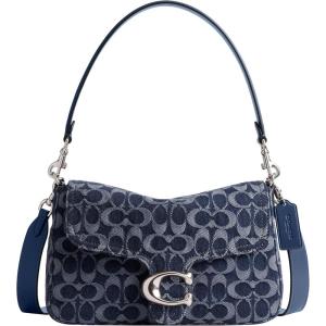 imageCoach Soft Tabby Shoulder Bag in Signature Denim LHDeep Blue Multi