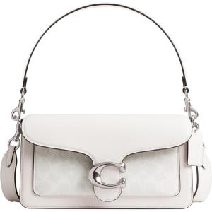 imageCoach Tabby Shoulder Bag 26 in Signature Canvas LHWhite Chalk