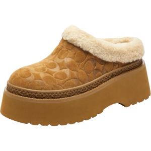 imageCoach Womens Cecelia Shearling ClogTobacco