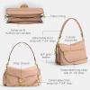 imageCoach Chain Tabby Shoulder Bag B4Cream