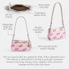 imageCoach Coachtopia The Summer I Turned Pretty Small Wavy Shoulder Bag with Cherry Print PinkCloud
