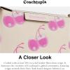 imageCoach Coachtopia The Summer I Turned Pretty Small Wavy Shoulder Bag with Cherry Print PinkCloud