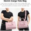 imageCoach Denim Cargo Tote Bag LHBallerina