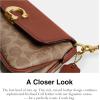 imageCoach Jet Shoulder BagTan Caramel