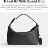 imageCoach Mens Travel Kit with Speed Clip Charcoal One Size
