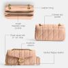 imageCoach Quilted Tabby Shoulder Bag 20 with Chain B4Cream