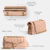 imageCoach Quilted Tabby Shoulder Bag 26 with Chain B4Cream