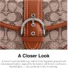imageCoach Soho Bag 25 in Crystal Signature Jacquard LHBurnished Amber