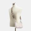 imageCoach Unisex Hobo Crossbody Bag in Crossgrain LeatherChalk