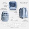 imageCoach Womens Coachtopia The Summer I Turned Pretty Loop Quilted Wavy Backpack Light Twilight Medium