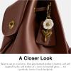 imageCoach Womens Coachtopia The Summer I Turned Pretty Turnlock Backpack B4Redwood Medium