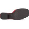 imageCoach Womens Sculpted C Block Heel Sandal HeeledBlackCrimson TintGreen Glow