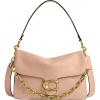 imageCoach Chain Tabby Shoulder Bag 30 B4Cream