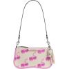 imageCoach Coachtopia The Summer I Turned Pretty Small Wavy Shoulder Bag with Cherry Print PinkCloud