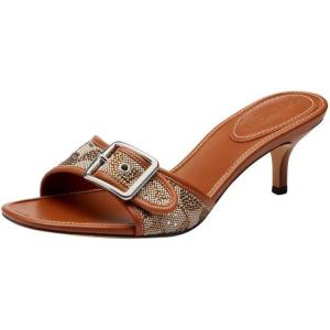 imageCoach Womens Margot Sandal in Crystal Signature Jacquard FlatBurnished Amber