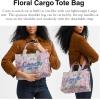 imageCoach Cargo ToteLhIvory Purple