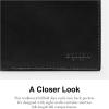 imageCoach Mens Boxed Water Buffalo Double Billfold Wallets Black One SizeBlack