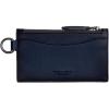 imageCoach Mens Zip Card Case in Burnished Leather Deep BlueDeep Blue