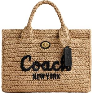 imageCoach Straw Cargo Tote 26 B4Natural