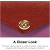 imageCoach Colorblock Leather Envelope Wallet w Chain and Turnlock
