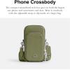 imageCoach Mens Phone Crossbody Bag in Crossgrain LeatherMoss