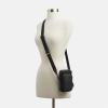 imageCoach Mens Phone Crossbody Bag in Crossgrain LeatherMoss