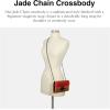imageCoach Signature Colorblock Jade Chain Crossbody