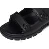 imageCoach Womens Denim Quilted Sculpted C Double Band Sandal FlatBlack