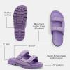 imageCoach Womens Denim Quilted Sculpted C Double Band Sandal FlatIris