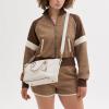 imageCoach Womens Soft Pebble Leather Cara SatchelChalk