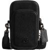 imageCoach Mens Phone Crossbody Bag in Crossgrain LeatherBlack