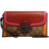 imageCoach Signature Colorblock Jade Chain Crossbody