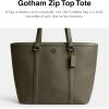 imageCoach Gotham Zip Top ToteArmy Green