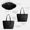 imageCoach Gotham Zip Top ToteBlack