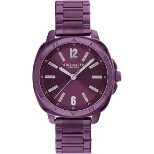 imageCOACH Kitt Womens 3H Quartz Watch  34 mm Stainless Steel Case  Link Bracelet  Stylish Fashion Accessory Gift for Her