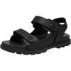 imageCoach Mens Platform Sandal CharcoalBlack 7