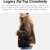 imageCoach Legacy Zip Top CrossbodyB4Black