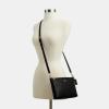 imageCoach Legacy Zip Top CrossbodyB4Black