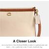 imageCoach Legacy Zip Top CrossbodyIvory Multi