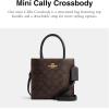 imageCoach Mini Cally CrossbodyBrown Black