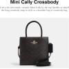 imageCoach Mini Cally CrossbodyWalnutBlack