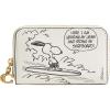 imageCoach Womens Essential Small Zip Around Card CaseB4CHALK