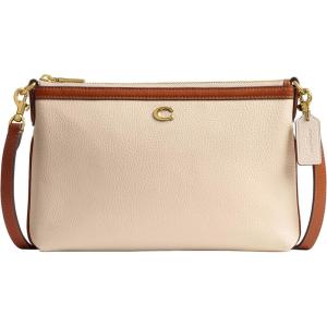 imageCoach Legacy Zip Top CrossbodyIvory Multi