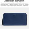 imageCoach Mens Accordion Wallet Deep Blue One Size